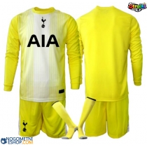 Otroški Nogometni dresi Tottenham Hotspur Vratar Tretji 2025-26 Dolgi Rokav (+ Kratke hlače)